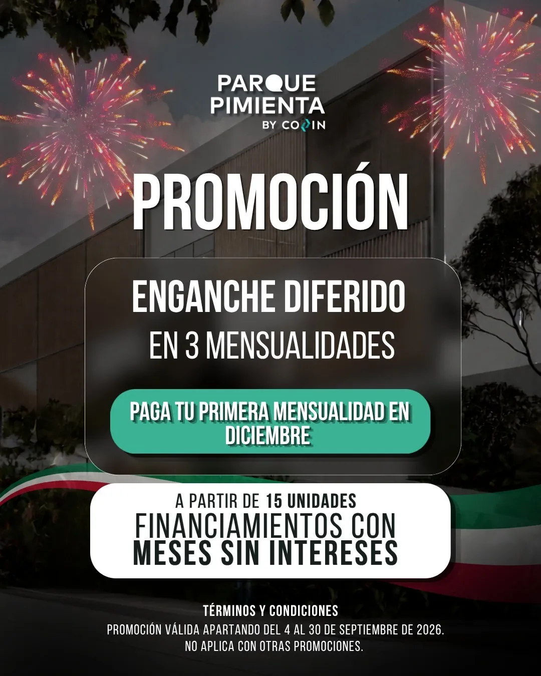 Enganche diferido en 3 mensualidades