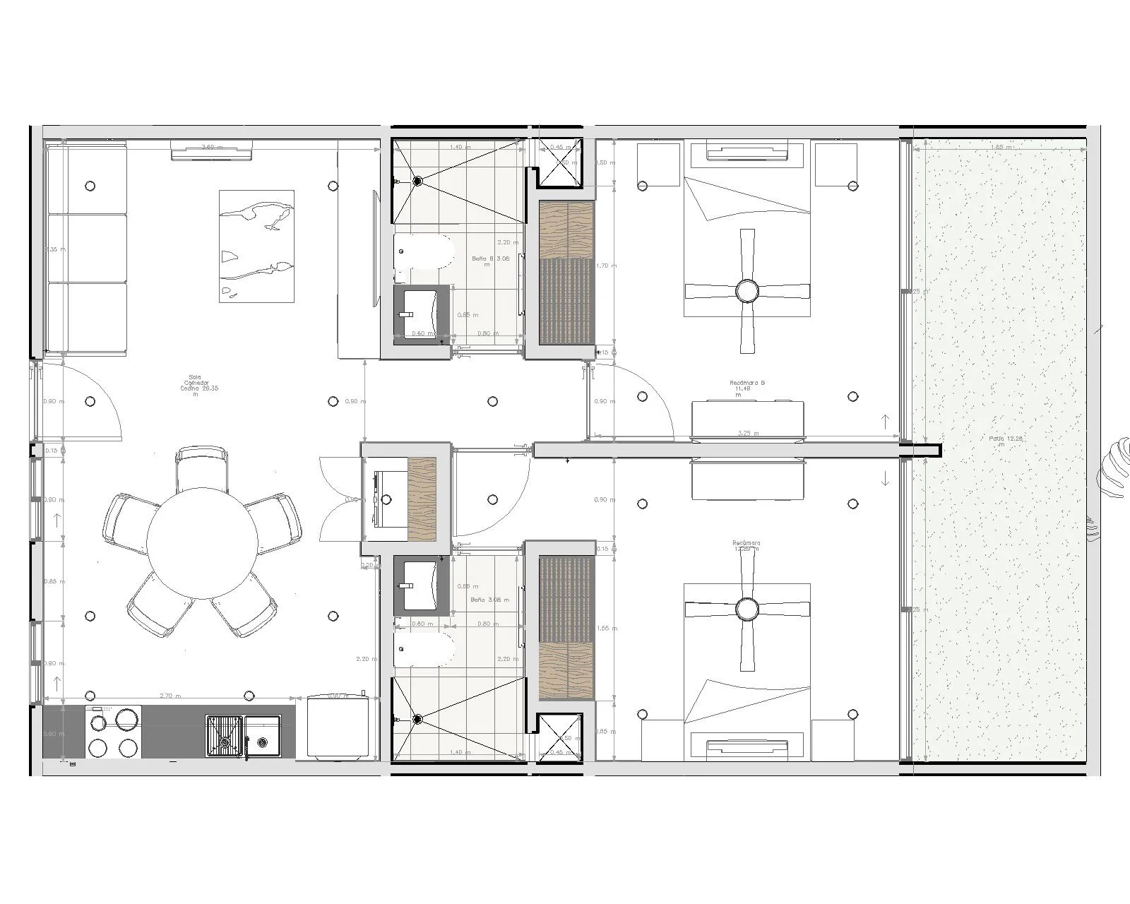 Plano del modelo Lenéa